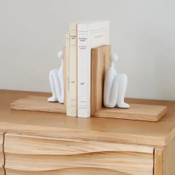 Becquet Lot de 2 serre-livres personnages< Objet De Décoration|Décoration