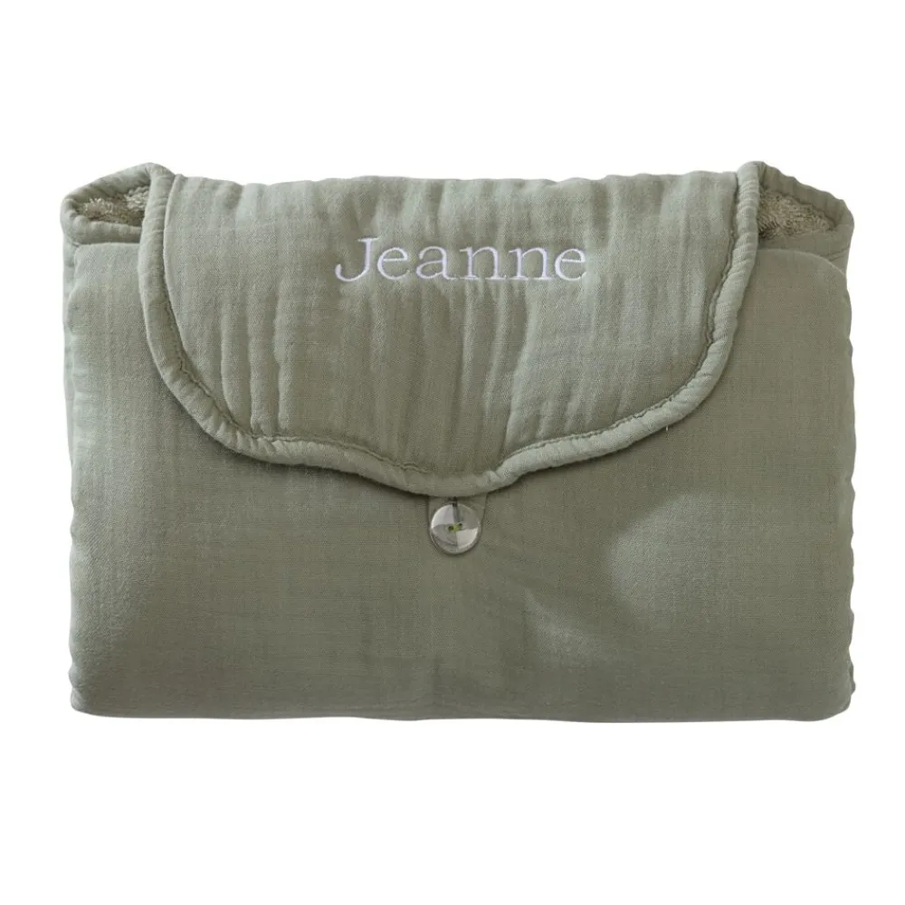 Becquet Matelas à langer personnalisable en gaze de coton – CRÉATION<Enfant Univers Des Tout-Petits|Serviette De Bain Personnalisée, Peignoir Personnalisé