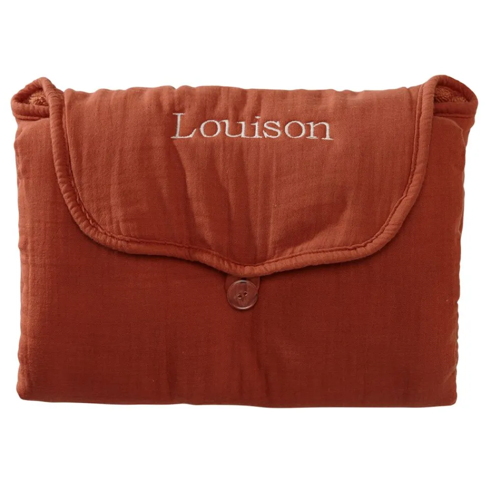 Becquet Matelas à langer personnalisable en gaze de coton – CRÉATION<Enfant Univers Des Tout-Petits|Serviette De Bain Personnalisée, Peignoir Personnalisé