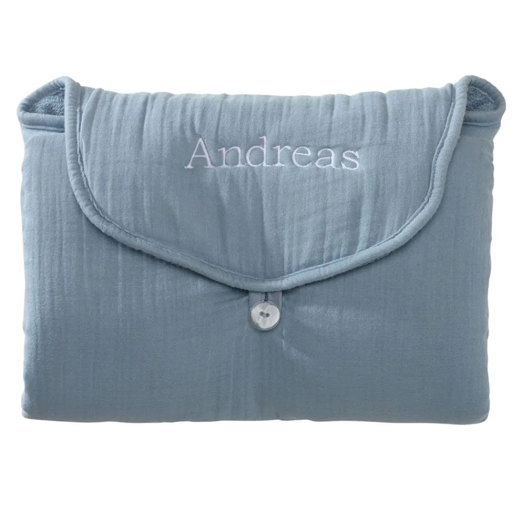Becquet Matelas à langer personnalisable en gaze de coton – CRÉATION<Enfant Univers Des Tout-Petits|Serviette De Bain Personnalisée, Peignoir Personnalisé