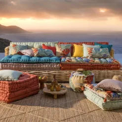 Becquet Matelas de sol capitonné uni< Décoration Textile Unie|Pouf, Matelas, Futon