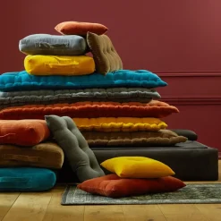 Becquet Matelas futon en velours ras< Rideau Et Déco Textile|Décoration Textile Unie