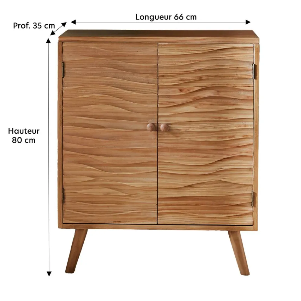 Becquet Meuble de rangement 2 portes< Meuble, Étagère|Décoration