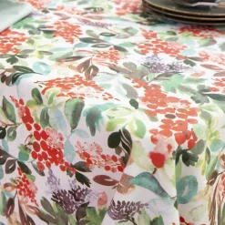 Becquet Nappe antitache en coton à fleurs< Nappe Fantaisie