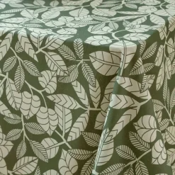 Becquet Nappe antitache imprimé feuilles< Nappe Fantaisie|Les Matières