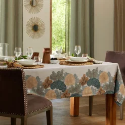 Becquet Nappe antitaches motif nature - CRÉATION< Nappe Fantaisie|Les Matières