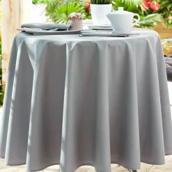 Becquet Nappe coton enduit uni - CRÉATION< Toile Cirée|Nappe Unie