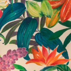 Becquet Nappe en coton antitache motif tropical< Nappe Fantaisie|Les Matières