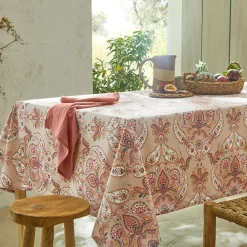 Becquet Nappe en coton motif cachemire - CRÉATION< Nappe Fantaisie
