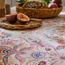 Becquet Nappe en coton motif cachemire - CRÉATION< Nappe Fantaisie