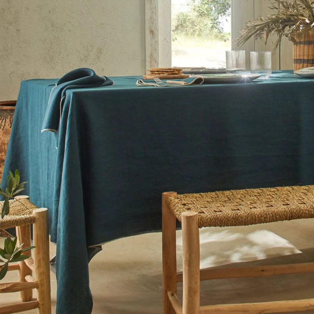 Becquet Nappe en lin< Nappe Unie