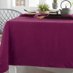 Becquet Nappe en polyester au froissé permanent< Nappe Unie