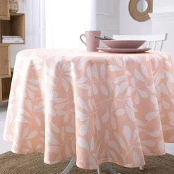 Becquet Nappe enduite motif feuilles< Nappe Fantaisie