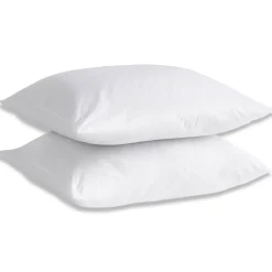 Becquet Oreillers médium - Enveloppe microfibre - Lot de 2< Oreiller, Traversin|Oreiller Et Traversin