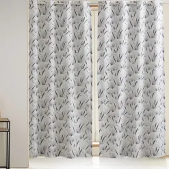 Becquet Paire de rideaux jacquard motifs japonisants< Rideau Et Déco Textile|Rideau