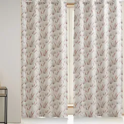 Becquet Paire de rideaux jacquard motifs japonisants< Rideau Et Déco Textile|Rideau