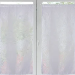 Becquet Paire de voilages droits jacquard fils coupés< Rideau Et Déco Textile|Voilage En Pointe, Voilage Droit, Brise-Bise, Store