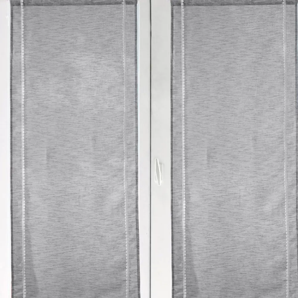 Becquet Paire de voilages droits galon macramé< Rideau Et Déco Textile|Voilage En Pointe, Voilage Droit, Brise-Bise, Store