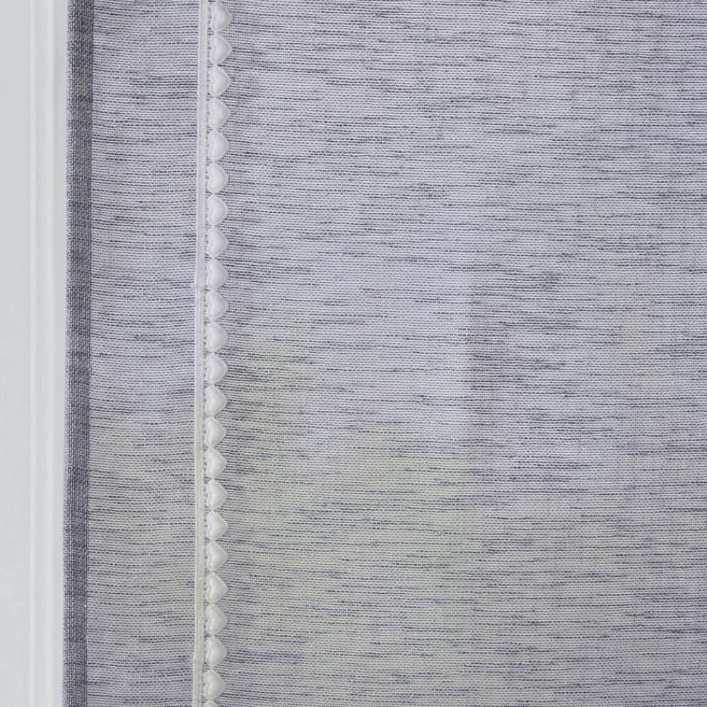 Becquet Paire de voilages droits galon macramé< Rideau Et Déco Textile|Voilage En Pointe, Voilage Droit, Brise-Bise, Store