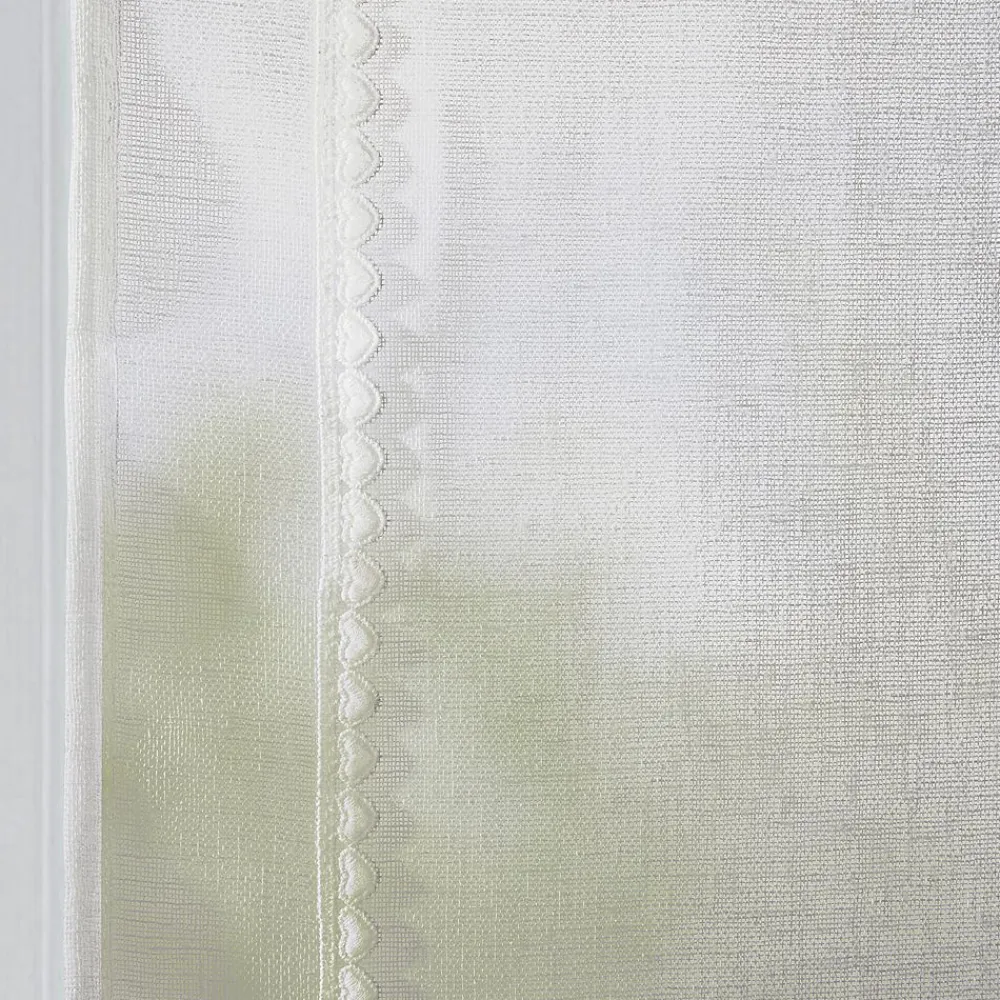 Becquet Paire de voilages droits galon macramé< Rideau Et Déco Textile|Voilage En Pointe, Voilage Droit, Brise-Bise, Store