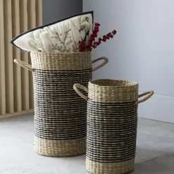 Becquet Panier haut tressé – Lot de 2< Boîte, Panier|Décoration