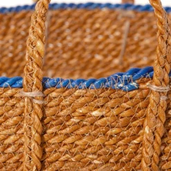 Becquet Panier tricolore en jacinthe d'eau< Boîte, Panier|Décoration