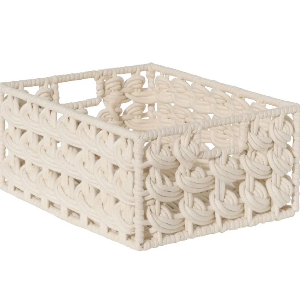 Becquet Paniers tressés en corde - Set de 2< Boîte, Panier|Décoration