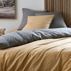 Becquet Parure de lit en lot flanelle bicolore - CRÉATION< Linge De Lit Fantaisie, Linge De Lit Brodé|Linge De Lit Fantaisie
