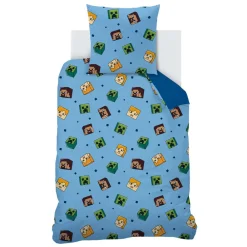 Becquet Parure de lit enfant 2 pièces Minecraft< Les Matières|Linge De Lit Enfant