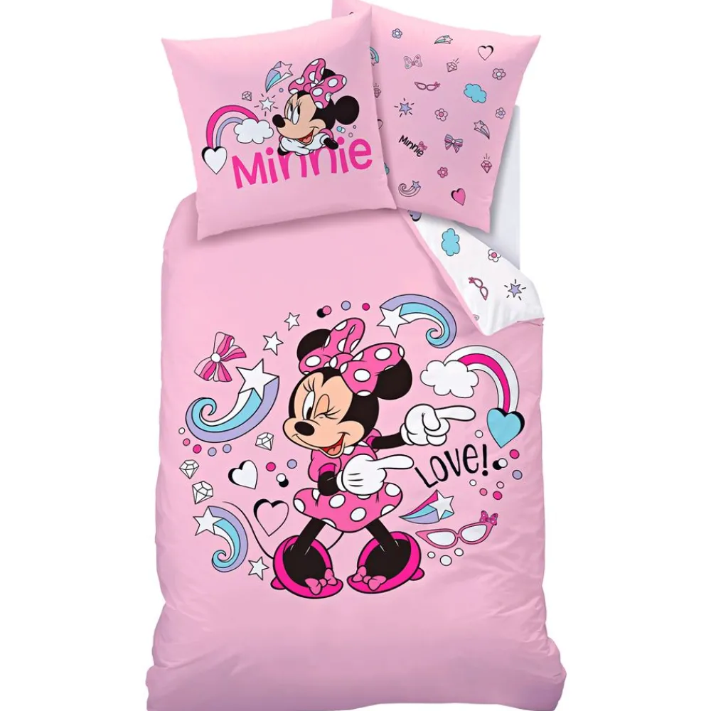 Becquet Parure de lit enfant 2 pièces Minnie - DISNEY®<Enfant Univers Des Filles|Les Héros De Nos Enfants