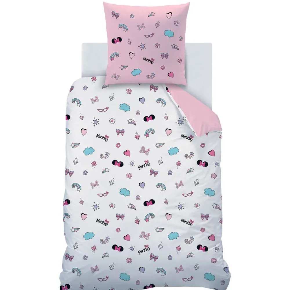 Becquet Parure de lit enfant 2 pièces Minnie - DISNEY®<Enfant Univers Des Filles|Les Héros De Nos Enfants