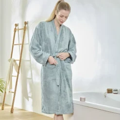 Becquet Peignoir de bain coton modal personnalisable LAURÉAT - 400 g/m²< Serviette De Bain Personnalisée, Peignoir Personnalisé|Peignoir De Bain Adulte