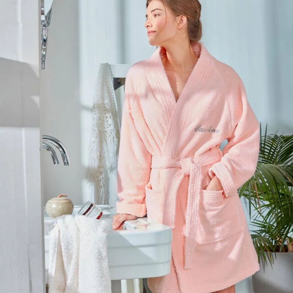 Becquet Peignoir de bain court adulte PERSONNALISABLE Lauréat Essentiel - 400 g/m²< Beauté, Bien-Être|Beauté, Bien-Être