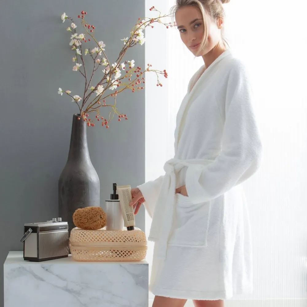 Becquet Peignoir de bain court adulte PERSONNALISABLE Lauréat Essentiel - 400 g/m²< Beauté, Bien-Être|Beauté, Bien-Être