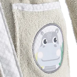Becquet Peignoir de bain enfant animaux personnalisable - 340 g/m²< Serviette De Bain Personnalisée, Peignoir Personnalisé|Peignoir De Bain Adulte