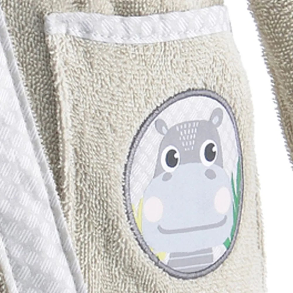 Becquet Peignoir de bain enfant animaux personnalisable - 340 g/m²< Serviette De Bain Personnalisée, Peignoir Personnalisé|Peignoir De Bain Adulte