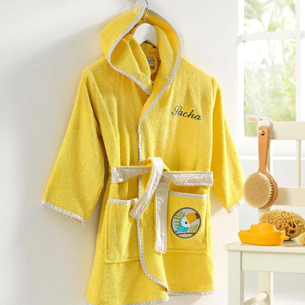 Becquet Peignoir de bain enfant animaux personnalisable - 340 g/m²< Serviette De Bain Personnalisée, Peignoir Personnalisé|Peignoir De Bain Adulte