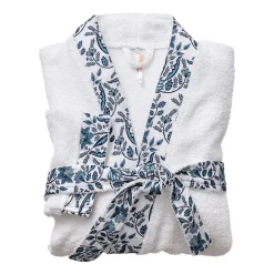 Becquet Peignoir de bain femme finition fleurie - 320 g/m²< Beauté, Bien-Être|Beauté, Bien-Être