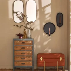 Becquet Photophore mural en métal< Luminaire|Décoration
