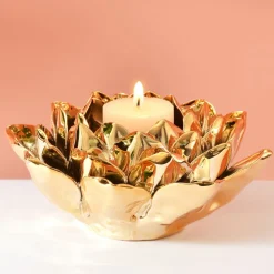 Becquet Photophore nénuphar< Luminaire|Décoration