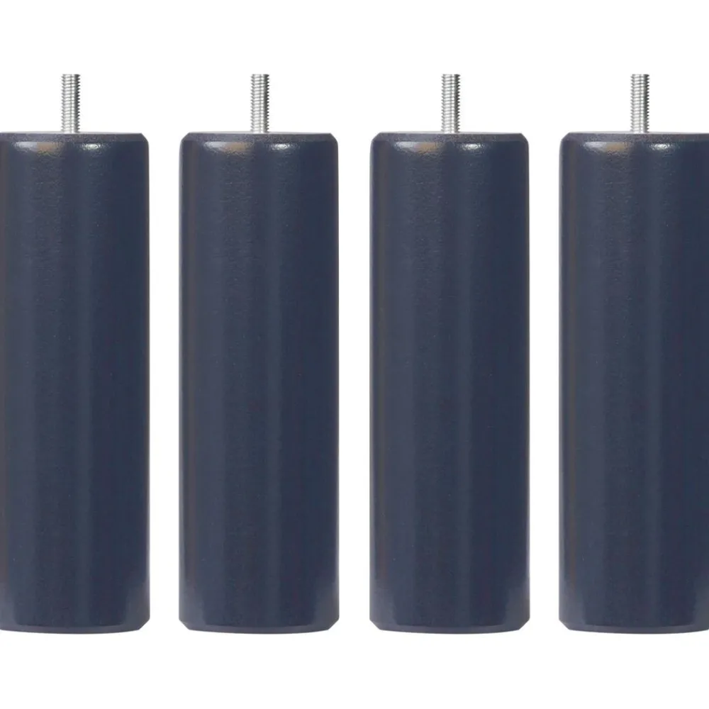 Becquet Pieds de sommier CYLINDRIQUES - LOT DE 4< Sommier