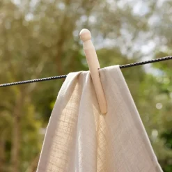 Becquet Pinces à linge en bois à l'ancienne - lot de 10< Entretien Du Linge Et Repassage