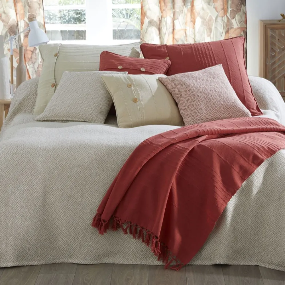 Becquet Plaid et jetés tissés bicolores< Jeté De Canapé, Jeté De Fauteuil|Les Matières