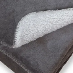 Becquet Plaid façon sherpa réversible personnalisable< Décoration Textile Unie|Rideau Et Déco Textile