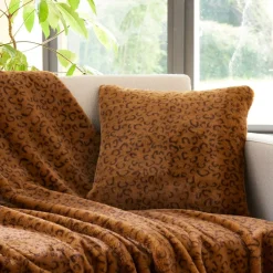 Becquet Plaid imitation fourrure léopard< Rideau Et Déco Textile|Plaid