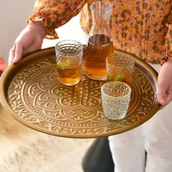 Becquet Plateau déco motifs embossés< Décoration|Art De La Table