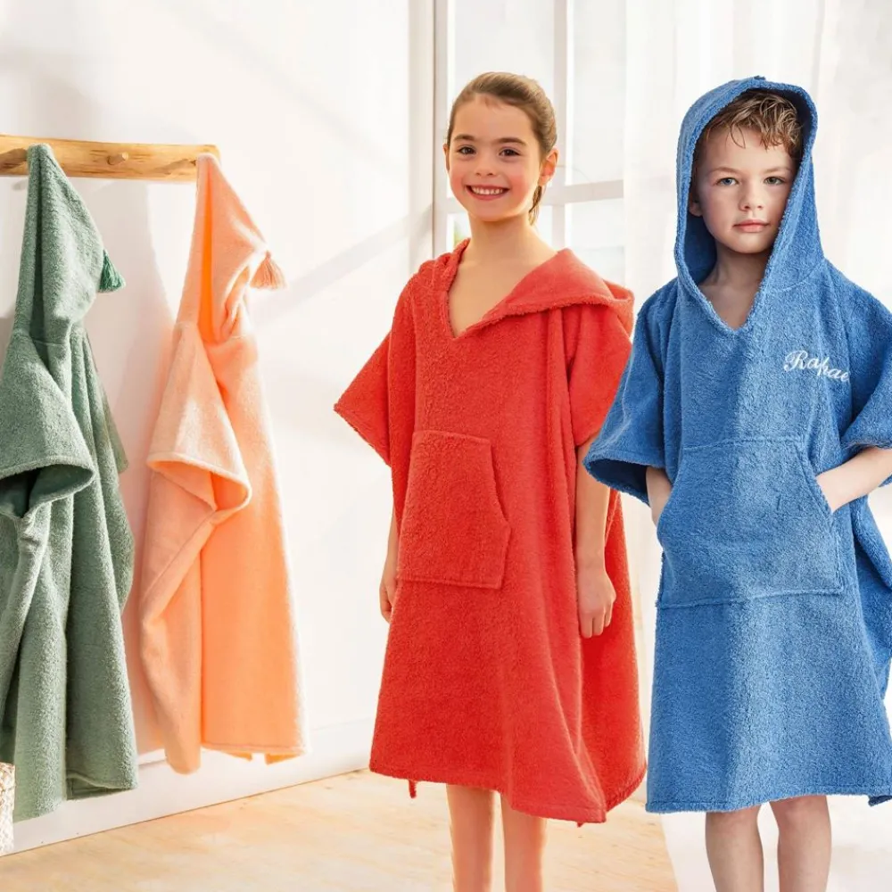 Becquet Poncho de bain à capuche enfant personnalisable<Enfant Univers Des Filles|Serviette De Bain Personnalisée, Peignoir Personnalisé