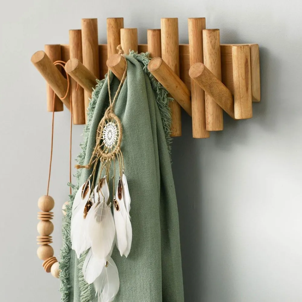 Becquet Portemanteau à rondins en pin<Enfant Décoration Enfant, Tapis Enfant|Porte-Manteaux, Patère, Valet