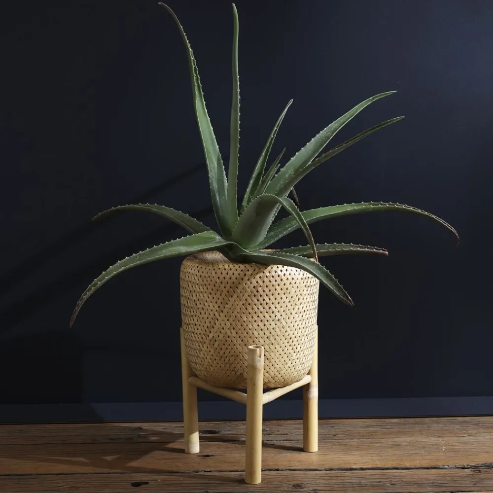 Becquet Porte-plante en bambou< Vase, Cache-Pot|Décoration