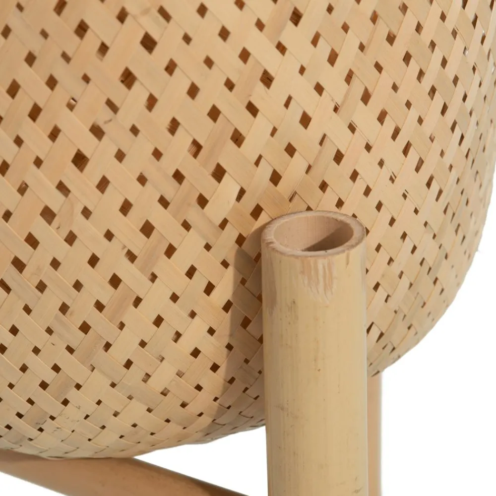 Becquet Porte-plante en bambou< Vase, Cache-Pot|Décoration
